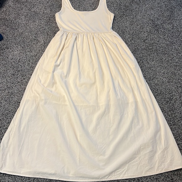 🌸4/$20🌸Who What Wear Cream Tank Dress Size Small EUC - Picture 2 of 11